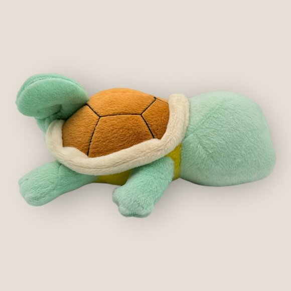 Pokemon TOMY Sleeping Squirtle 8" Plush Toy Stuffed Animal Collectible - Picture 4 of 9